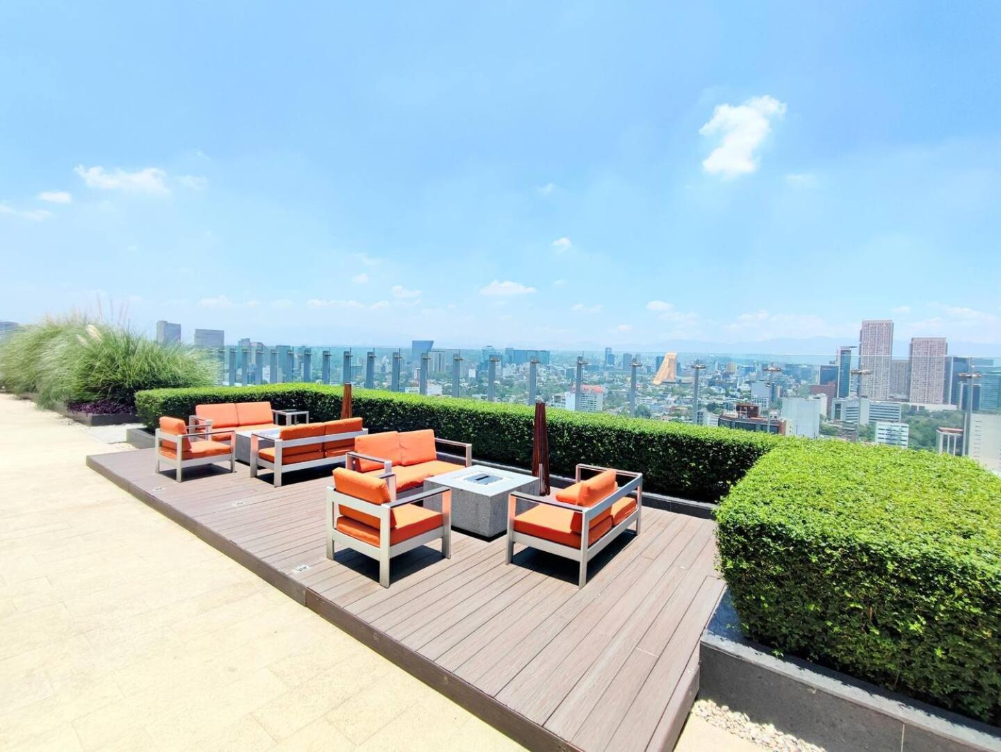 Luxurious High-Rise Hs Wifi, Amazing City Views Мексико Сити Екстериор снимка