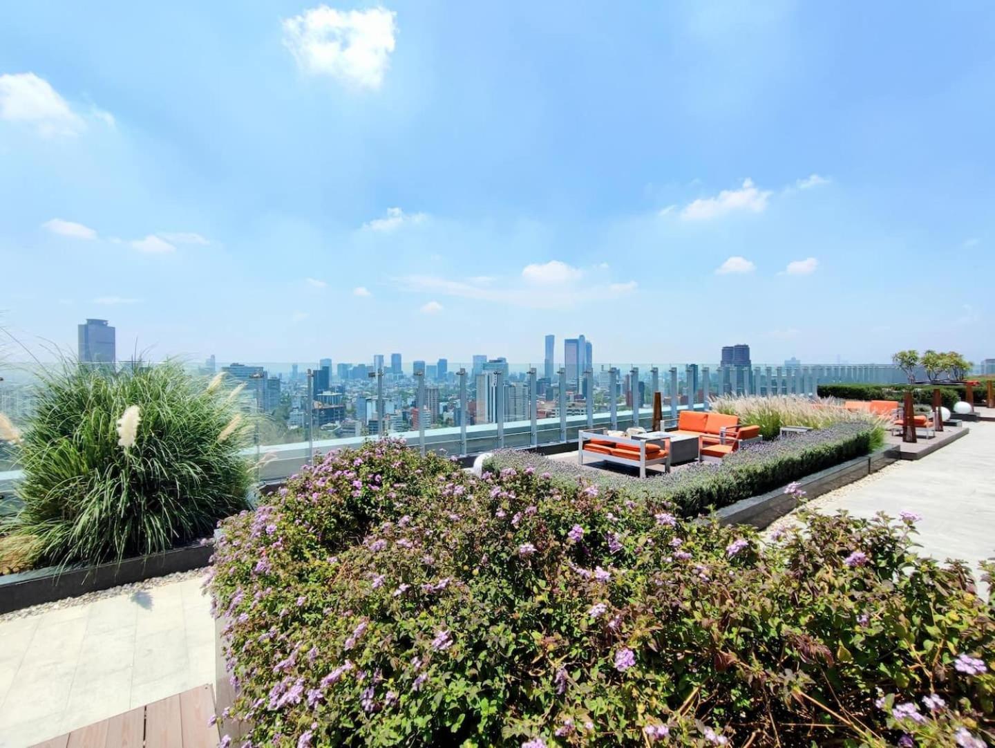 Luxurious High-Rise Hs Wifi, Amazing City Views Мексико Сити Екстериор снимка